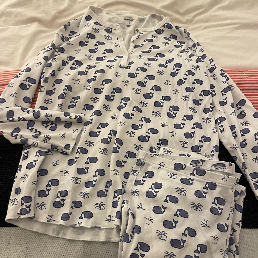Roller rabbit moby pajama set S